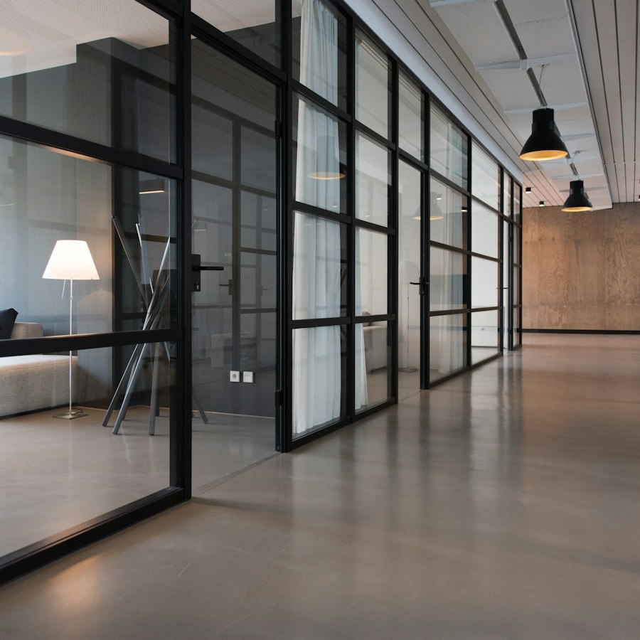 Modern government contracting office interior in College Park, Maryland